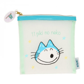 ゾーウィー 11ぴきのねこ メッシュポーチS にこにこ ブルー 7384