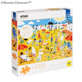 MOOMIN ムーミン ジグソーパズル 1000ピース At the Riviera Beach MNX150081