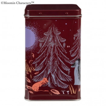 MOOMIN ムーミン スクエア缶 forest red MNX080156