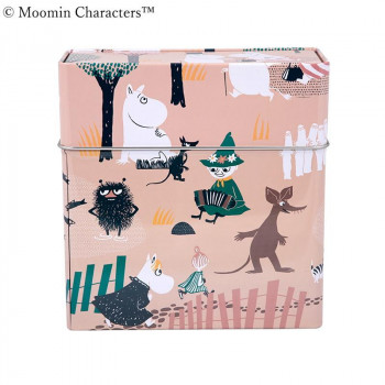 MOOMIN ムーミン コーヒーフィルター缶 フォレスト ウォーク ピンク MNX080145