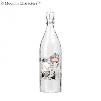 MOOMIN ムーミン ガラスボトル 1L THE BEACH MRA060278