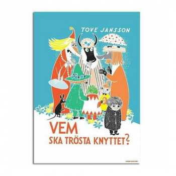MOOMIN ムーミン ポスター 100×70cm Who will comfort Toffle? ATC040012