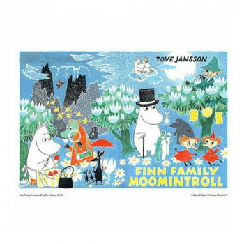 MOOMIN ムーミン ポスター 70×50cm Finn Family Moomintroll Poster landscape ATC040016