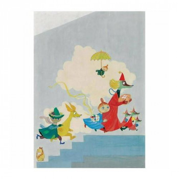 MOOMIN ムーミン ポスター 100×70cm The Aurora Hospital Mural ATC040018