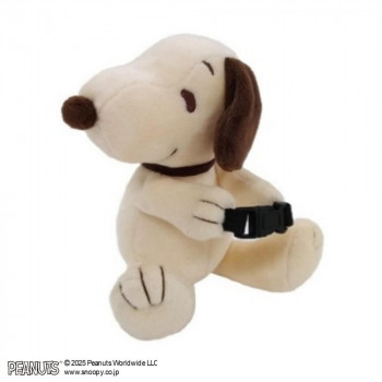 PEANUTSスヌーピー つれてって!スヌーピーポーチ　モカ