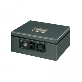 コクヨ 手提げ金庫 ダイヤル付き型 A4(1号) ダークグレー CB-11DM