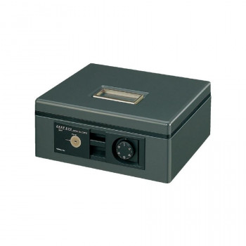 コクヨ 手提げ金庫 ダイヤル付き型 B5(2号) ダークグレー CB-12DM
