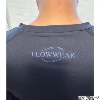 遠赤技研 一般医療機器FLOWWEAR(フロウウエア)アンダーシャツ Mサイズ ブラック