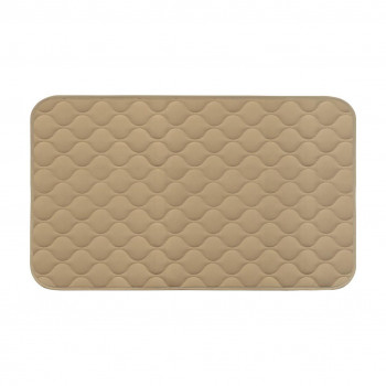 オカトー mocchin(モッチン) ひんやり冷感インテリアマット 48×80cm ベージュ 1973