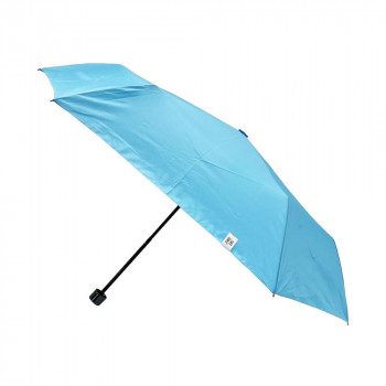 カフェディムリー 折り畳み傘 晴雨兼用 カラフル ベーシックmini サックスブルー JKO-430-06
