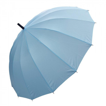 カフェディムリー 雨傘 16Kアンブレラ サックスブルー JKO-519-10