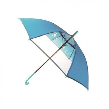 カフェディムリー 雨傘 キッズパイピング スカイブルー JKO-387-03