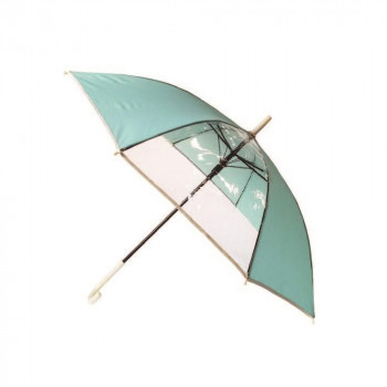 カフェディムリー 雨傘 キッズパイピング ミント JKO-387-05