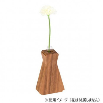 Latree ラトレ KAKI カキ M・1輪挿し シンディ ♯WN ウォルナット PL1KAK-0010010-WNOL