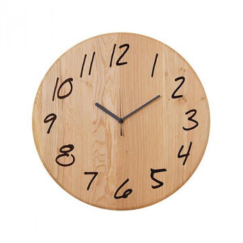 Latree ラトレ TIME タイム ウォールクロック 宙moji ♯OAK オーク PL1TIM-0021414-OAOL