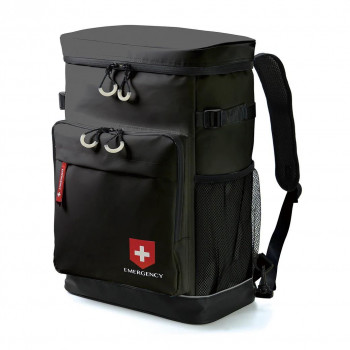 EMERGENCY BACKPACK 防災リュックサック 8点セット ブラック 13-6186-10