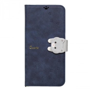 New Cocotte GooglePixel10専用手帳型ケース 猫/ネコ Navy/ネイビー GP10-COT06