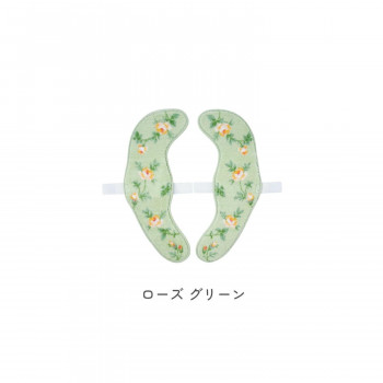 カキウチ ふんわリッチ トイレマット ローズ グリーン 60×60cm