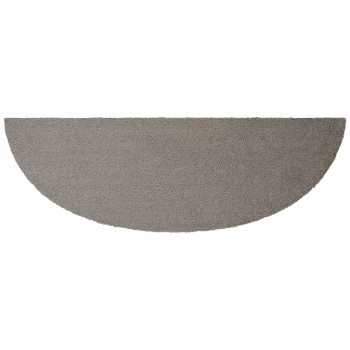 カキウチ SELECT JUST FIT トイレカーペット敷き足しラウンド グレー 20×60cm