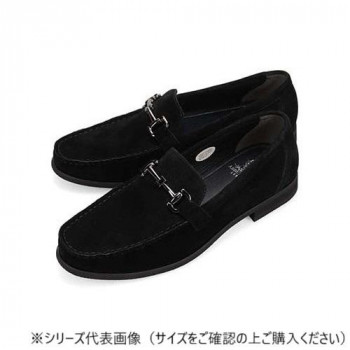 アビーロード ABBEY ROAD ビット金具付きスリッポンビジカジシューズ  シルキーブラック 26.5cm AB9513