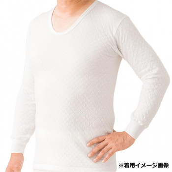 ビビエルボ メディロン 極上キルト 紳士長袖シャツ LL 3301