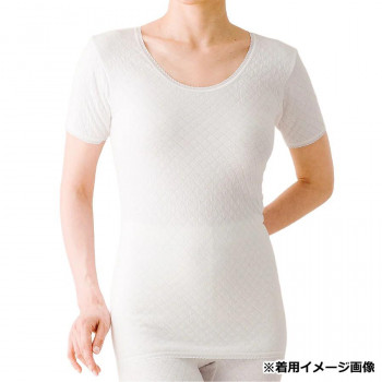 ビビエルボ メディロン 極上キルト 婦人半袖インナー M 3312