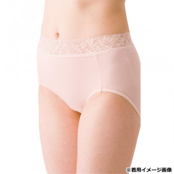 ビビエルボ メディロン 薄手インナー ショーツ ミストピンク L 3346