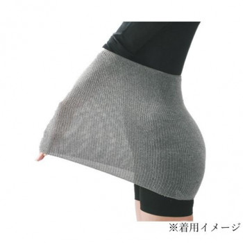 ケアオール　お炭入　紀州備長炭繊維入　のびる腹巻　F(ウエスト:約60～130cm)　グレー　ECR-553001