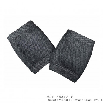 ケアオール　リストバンドダブル2枚組　L　W8cm×H10cm　ブラック　ECR-510103