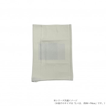 ケアオール　シルクイン　コットン腹巻(メンズ)　L-LL約84～94cm　ホワイト　ECR-551151