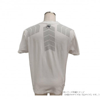 ケアオール　ポリエステルTシャツ　プレミアムショルダープラス　LL　ホワイト　ECR-560207