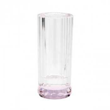 心結(miyu)クリスタル 花立 ピンク 32n5008300054