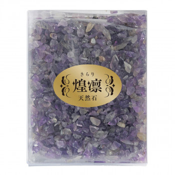 煌凜(きらり) 天然石 約200g 夢幻紫(むげんむらさき) 35152xo300004