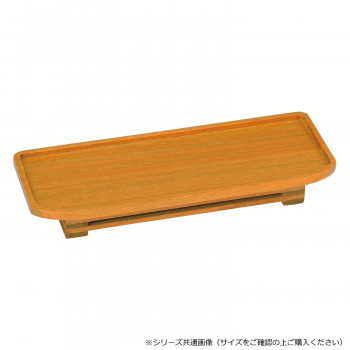六角 木製 仏器膳 6.0寸 ケヤキ色 522760e800034