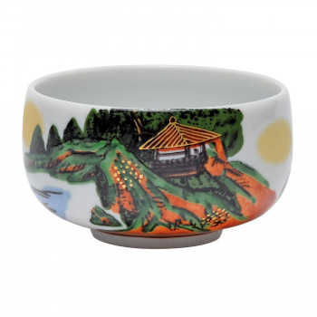 九谷焼茶碗 山水 5310000061071