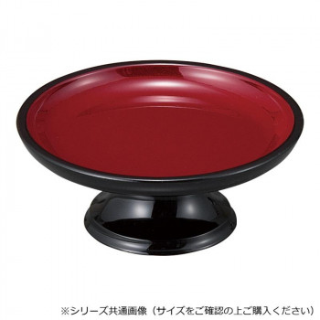 丸供物台 8.0寸 黒(内朱) 5501800400011