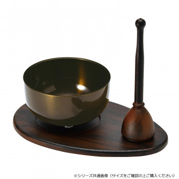 memorinn メモリンセット りん1.5寸 ウオールナット色/抹茶 59d55gd194095