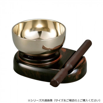 こだち りん台セット りん2.5寸 厚さ1.5mm 黒丹色 5920476000095