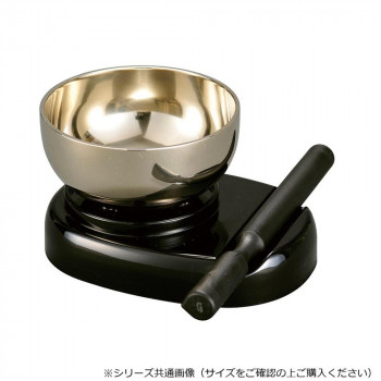 こだち りん台セット りん2.5寸 厚さ1.5mm 黒 5920470100095