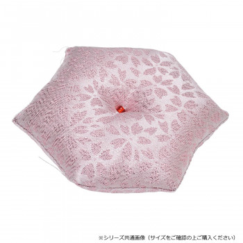 恋(ここ) 六角布団 薄型タイプビーズ付 2.3寸 オーキッドピンク 59c723W100092