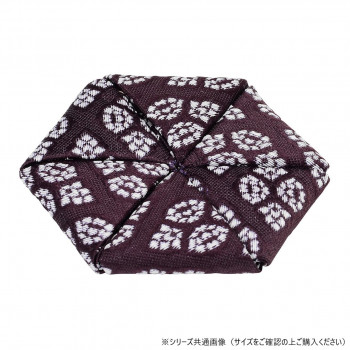 白雲菱 六角布団 薄型タイプ 7cm 紫 59c5719800042