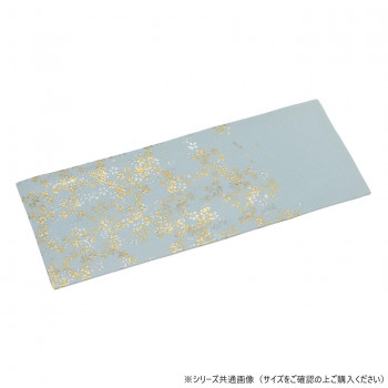 金彩金銀桜 上置用経敷 防炎加工 30cm 白藍 59c73tU700042