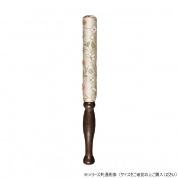 薫小花 りん棒 黒檀木地 4.5寸 白茶 5990457k00032