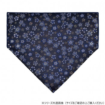 かのんうちっしき 難燃金襴 24cm ネイビー 59a63s9b00042