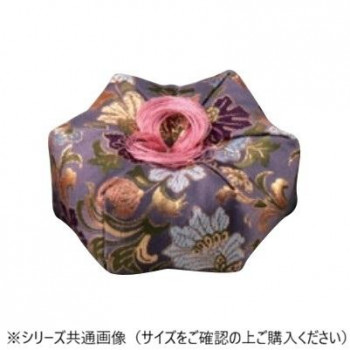 飛鳥六角布団 3.5号 天平唐草 藤 594135006t042