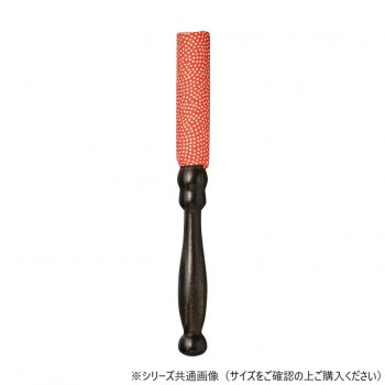 小紋 りん棒 4.0寸 朱 5984400800042