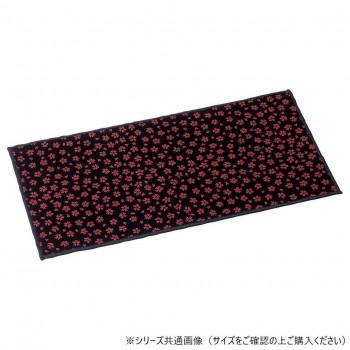印伝調上置用経敷 不織布貼り 39cm 小桜 エンジ 59743u00i4042