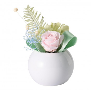 花来(かこ) プリザーブドフラワー 陶器付 ピーチ 57n8007o00002