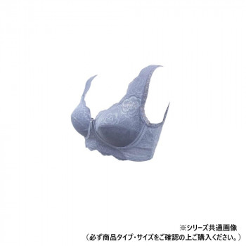 TAMURA yauco ブルーメリアブラジャー レギュラー ブルーグレー M-YTA25R-207-M
