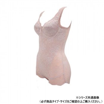 TAMURA yNuco ブルーメリアボディスーツ グラマー ダスティピンク M-YTN25G-115-M